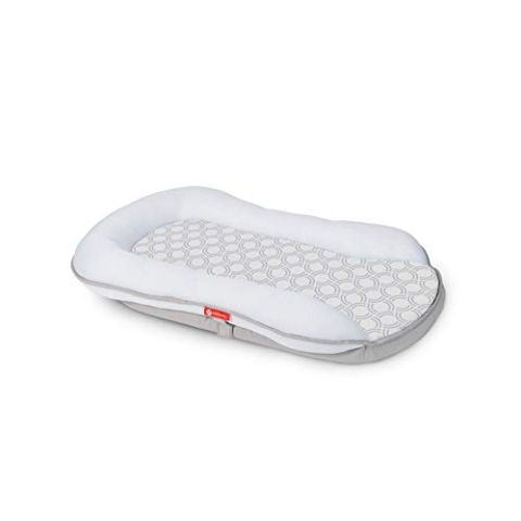 Motorola Baby Comfort Cloud - Intelligenter Schlaf- und Atmungsmonitor + Co-Schläfer - Hubble Connected - Sofortalarm - Gurtloses Design - Abnehmbare Abdeckung, weiß, 501278604032