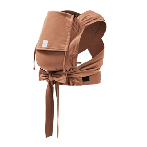 Stokke Limas Babytrage Terracotta (OCS) - Half Buckle Babytrage für Neugeborenee - Drei Trageoptionen - Sicher von Geburt an & bis zu 15 kg