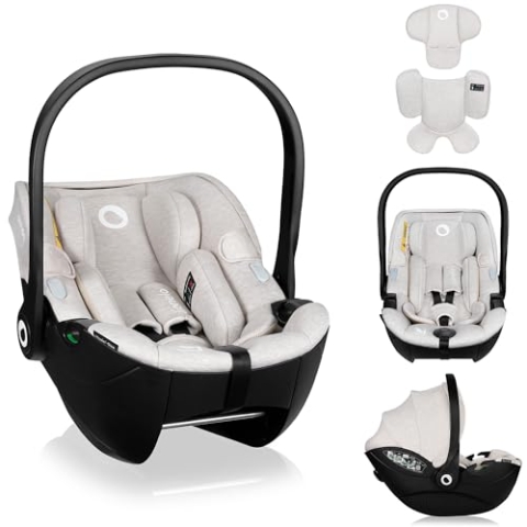 Lionelo MOXIE i-Size Kindersitz 40-87 cm, Babyschale Gruppe 0+, rückwärtsgerichtet, Kopfstütze verstellbar, Seitenschutz, i-Size R129.