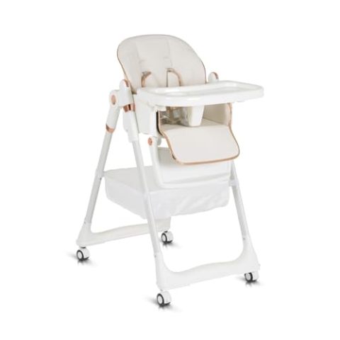 Moni Hochstuhl Kinderstuhl Lindo Weiß inkl. Zubehör 111588