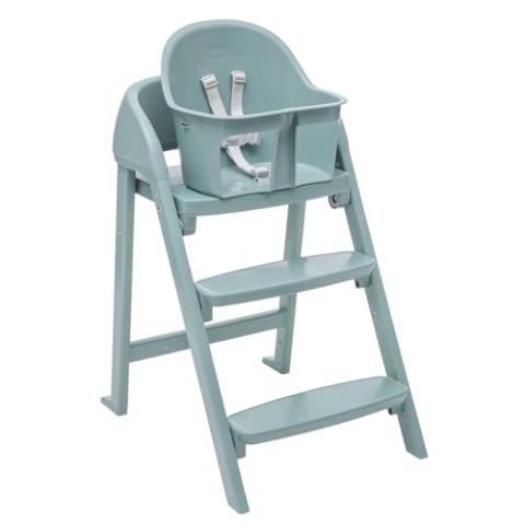 Chicco Crescendo Lite Entwicklungshochstuhl für Kinder von 6 Monaten bis 110 kg, 3 Konfigurationen, umbaubar in einen Kinder- und Erwachsenenstuhl, verstellbare Fußstütze, kompakter Verschluss