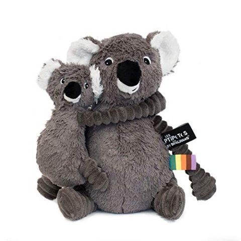 Ptipotos von Deglingos Koala Mum & Bavon Grau Plüschtier