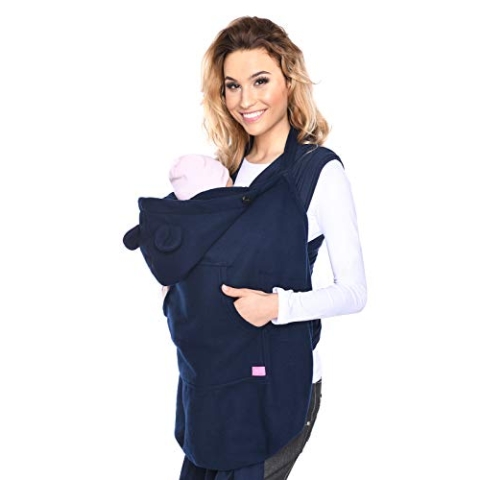 Mija - Tragecover, Universal Bezug für Baby Carrier/Tragetücher/Cape 4022 (Marineblau)