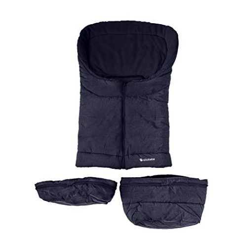 AltaBeBe AL2211P-49 Winterfußsack 2 in 1 Alpin Kollektion, marine/marine, blau…