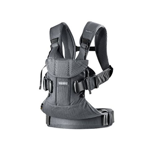 BabyBjörn Babytrage One Air, 3D-Netzstoff, Anthrazitgrau