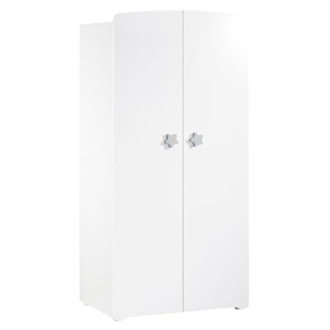 Baby Price New Basic Babyzimmer-Schrank, 2 Türen mit Knauf
