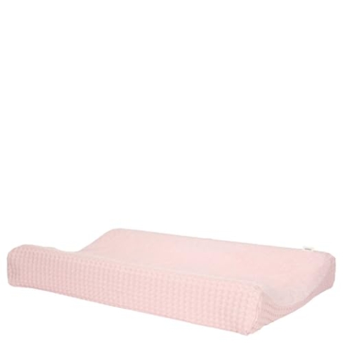 Koeka Wickelauflagenbezug - Spannbezug Für Wickelunterlage - Amsterdam - Waffelstoff Aus Baumwolle - Atmungsaktiv - Abwaschbar - Rosa - 45X73 Cm