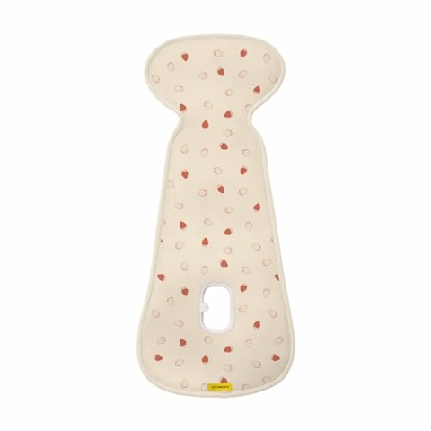 AeroMoov - Baby Sitzauflage Air Layer - Einlage Für Autositz oder Kinderwagen - Gruppe B - Antischwitz Sommerbezug - Bio-Baumwolle - Berries