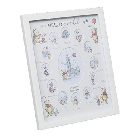 Disney DI500 Christopher Robin Winnie the Pooh My First Year Photo Frame