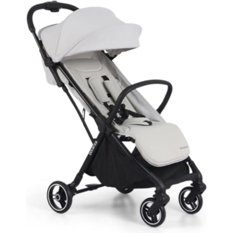 Bolente Kinderwagen Buggy - Leicht und kompakt, Reise Buggy, einfach Faltbar, Inklusive Tragetasche, Grau