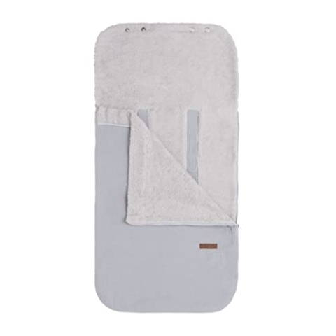 Baby's Only - Sommer Fußsack Babyschale 0+ - Breeze - Atmungsaktiv und absorbierend - Hydrophile Stoff aus 100% Baumwolle - Für 5- und 3-Punkt-Gurten Autositz - Grau