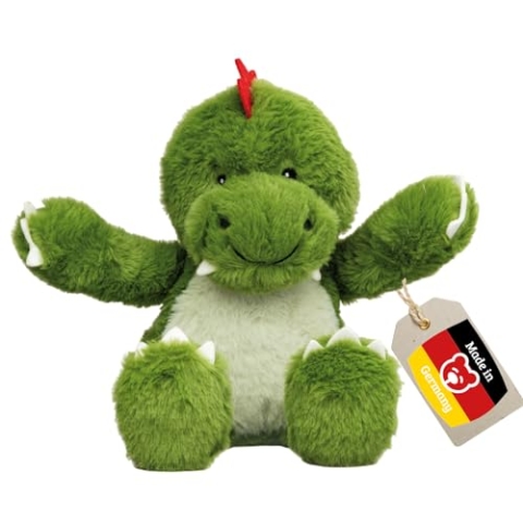welliebellies Wärmekuscheltier Dino groß 31cm für mikrowelle backofen, 18004234, Grün