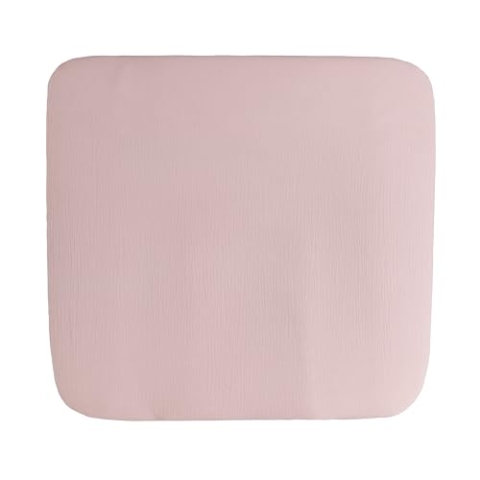 Baby's Only - Baby Wickelauflagenbezug 75x85 cm - Bezug für Wickelauflage Fresh ECO - Abwaschbare Bezug für Wickeltischauflage - Aus 100% Bio-Baumwolle - Alt Rosa