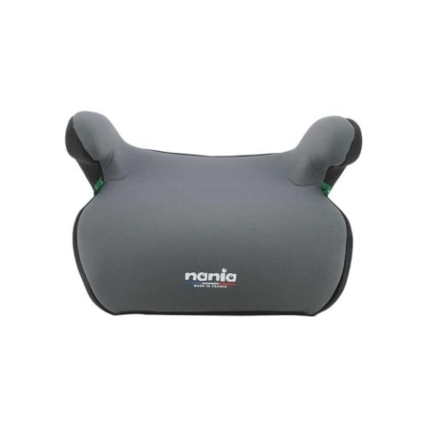 Isofix Nania Alphix Sitzerhöhung, 135-150 cm, R129, von 8 bis 12 Jahren, französisches Produkt, mit Armlehnen, Schwarz