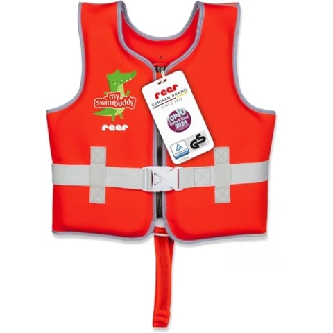 reer myswimbuddy Schwimmlernweste | Schwimmhilfe für Babys und Kleinkinder | Größe S | Sicher Schwimmen Lernen | 15-19kg