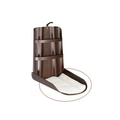 byBo design - Wickelauflage - Matratze - fuer Holzwickeltisch Nathi Klappbar, Farbe:Elfenbein