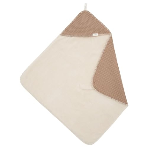 Koeka Baby Einschlagdecke - Für Babyschale - Für Wippe - Für Kinderwagen - Ideal Für Unterwegs - Mit Teddy Gefüttert - Oslo - Aus Baumwolle - Abwaschbar - Braun - 100X105 Cm