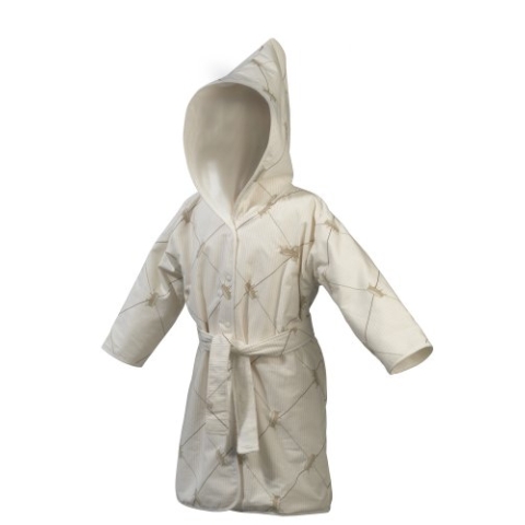 Nicolientje doppellagiger Bademantel (Beige, Größe 86-92)