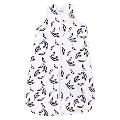 Domiva Babyschlafsack, Bambus, bedruckt, Federn, 0-6 m, 70 cm
