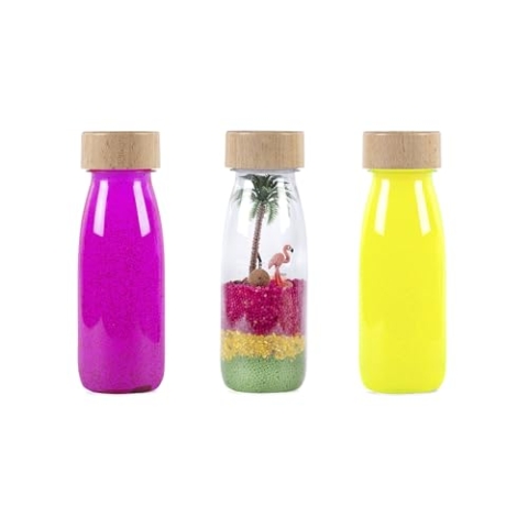 Petit Boum - Set van 3 Sensorische flessen - Paradise