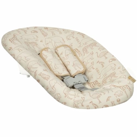 Ukje Schutzbezug kompatibel mit Stokke Neugeborenen mit Gurtpolstern | Hochstuhl-Zubehör | Stoffbezug für Babys und Kleinkinder-Hochstühle | Handgefertigt in Europa