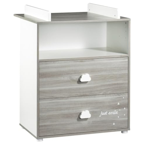 Baby Price Smile Wickelkommode Eiche Silex