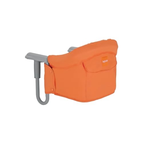 Inglesina Fast, Faltbarer Tischsitz, Orange (Orange), Einfach zu transportieren, Waschbar, Sichere Installation, Bis zu 15 kg, 35 x 27 x 42 cm