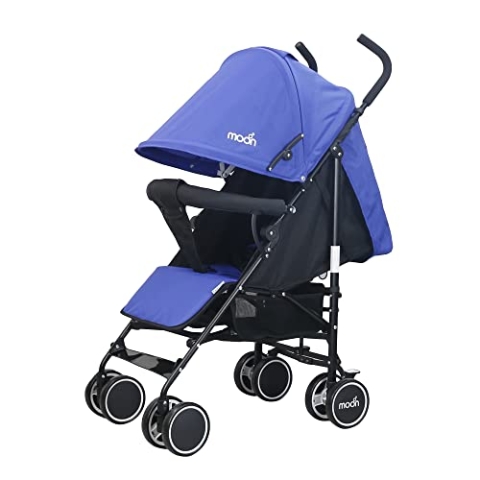 The Moon Brand™ Neo Plus Reis Buggy - Meerdere Zithoudingen - Comfortabele Handgrepen - Superlicht en Compact - Cyan Blue