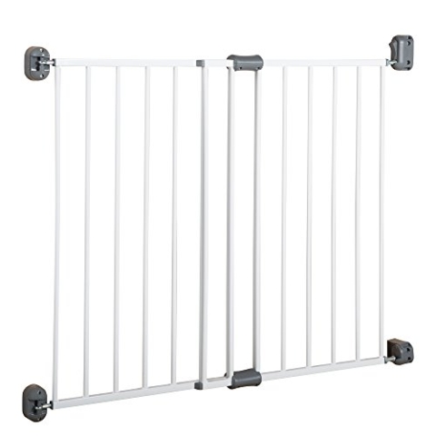 roba Türschutzgitter 'Easy Step', Metall Schutzgitter weiß, extra hoch, variable Breite 60-97cm