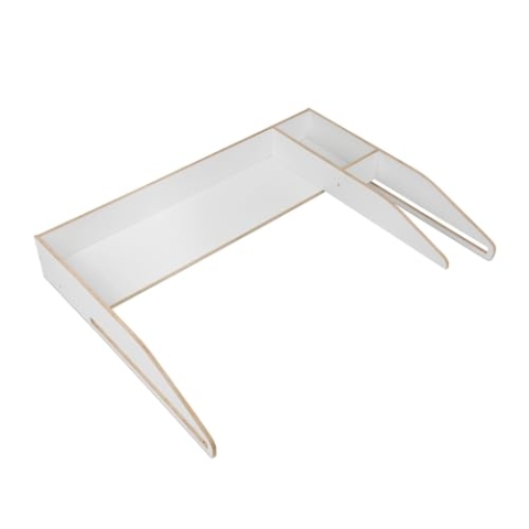 hauck Combine N Change, Weiß - Wickelaufsatz für Kommoden 108 x 50 cm z.B. IKEA Hemnes Kommode, Wickeltischaufsatz mit Stauraum, Maße 104 x 78 x 15 cm, Hergestellt aus FSC® zertifiziertem Holz