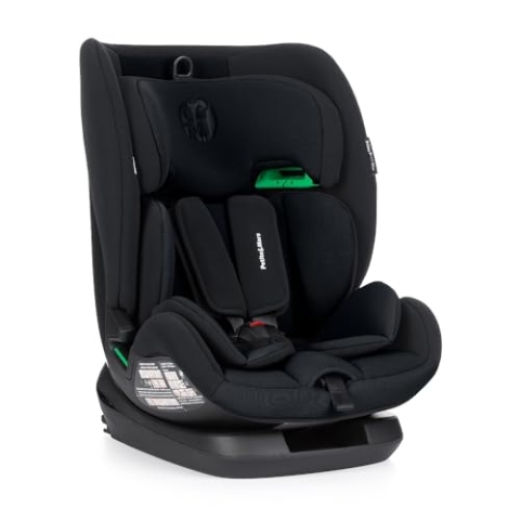 PETITE&MARS Autositz Prime Pro i-Size 76-150 cm * Isofix * Gruppe 1/2/3 * Kindersitz * 9-36 kg * Vorwärtsgerichteter (Absolute Black)