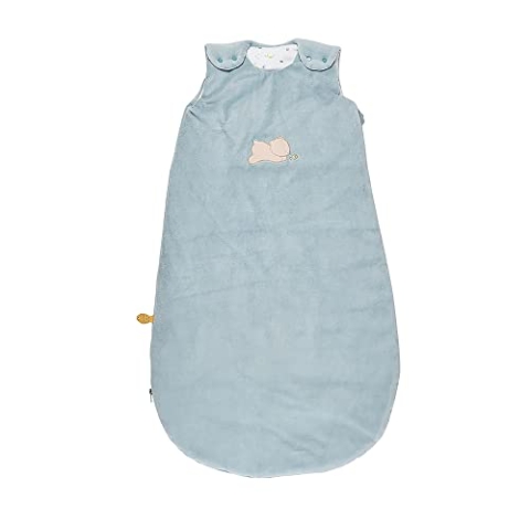 Nattou Babyschlafsack für Herbst und Winter aus Baumwolle, TOG 2.5, Ca. 90 cm, 6-24 Monate, Romeo, Jules und Sally, Dunkelblau