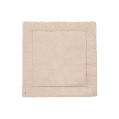 Jollein Krabbeldecke für Baby - Boucle, Naturel - 100% Polyester - Laufgittereinlage - 100x100 cm - Spieldecke Baby