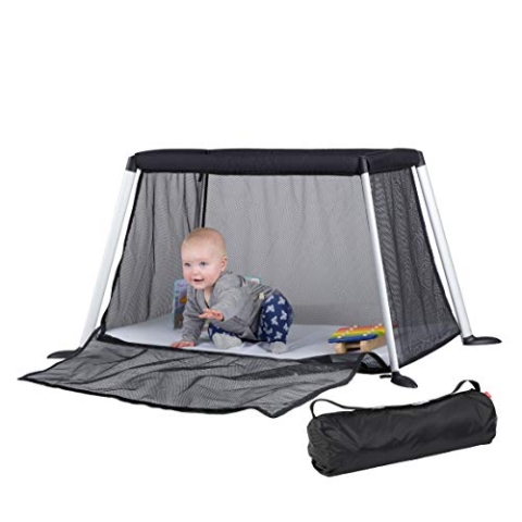 Phil & Teds Traveller v4 - Tragbares Babyreisebett, Schwarz