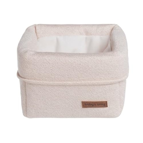 Baby's Only - Wickeltisch-körbchen Sparkle - Aufbewahrungskorb für das Kinderzimmer - Feuchtigkeitsbeständig - Gold-Elfenbein Melee - 20x20x14 cm
