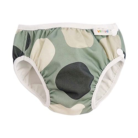 Badehose der Marke Imse Vimse, Modell: Badehose mit grünen Formen