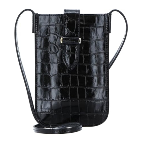 DECADENT Fiona Mobile Bag Croco Black