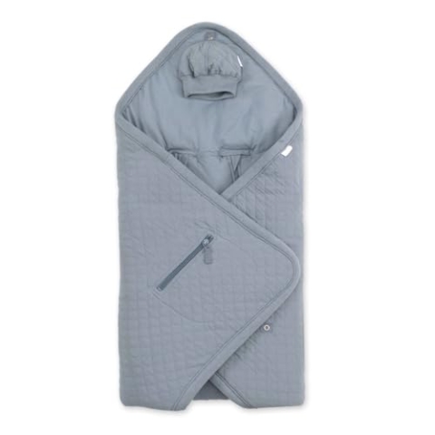 BEMINI Wickeldecke Pady quilted + jersey Stone