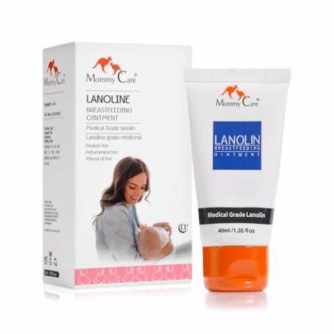 Lanolina, Stillsalbe Mommy Care - Hypoallergen, empfindliche Haut, mit organischen Inhaltsstoffen, natürliche Inhaltsstoffe, 40 ml
