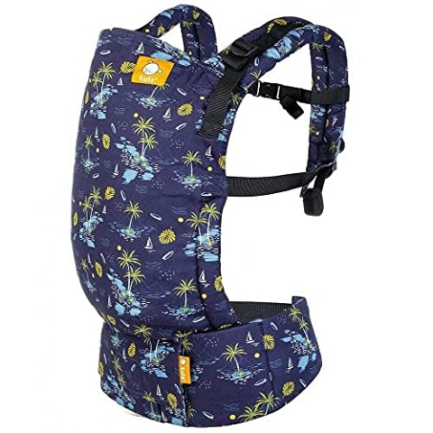 Tula Free-to-Grow Babytrage für Neugeborene ab Geburt, Ergonomisch Baby-Tragetasche Bauchtrage Rückentrage (Vacation)