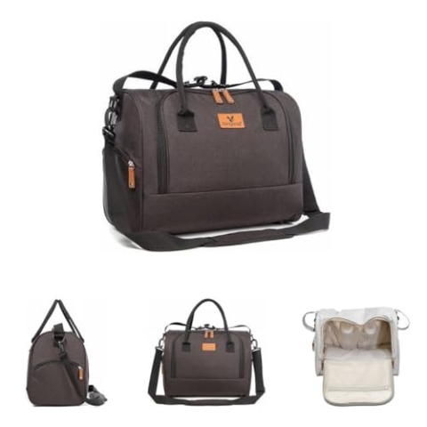 Cangaroo Wickeltasche Jossie Wickelunterlage, Reißverschluss, Gurt verstellbar, Farbe:schwarz