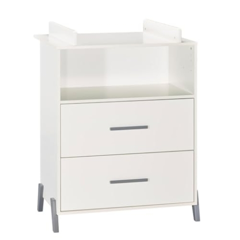 Babypreis - JOY GRIS - Kommode 2 T�ren und 1 Nische