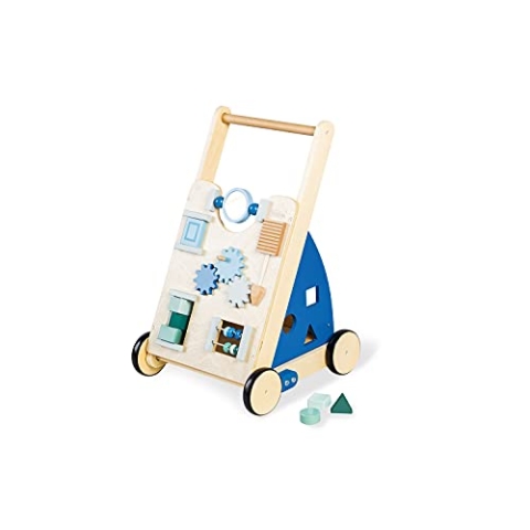Pinolino 265401 Activity-Lauflernwagen 'Titus', blau, Transparent