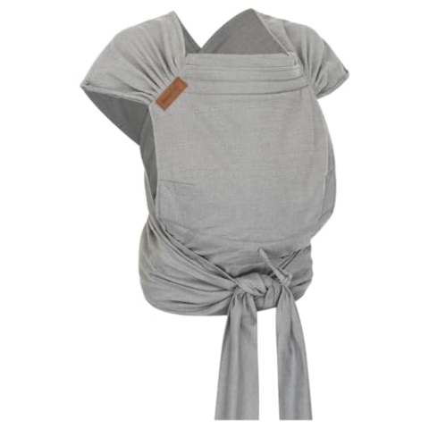 Hoppediz Hop-Tye Advanced - 4-in-1 Babytrage für Neugeborene ab Geburt - Halfbuckle Tragehilfe mit Tuchträgern - mitwachsend bis 20 kg - Design Kos