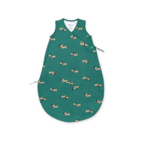 BEMINI Schlafsack Jersey tog 0.5 Print wouff Spinach