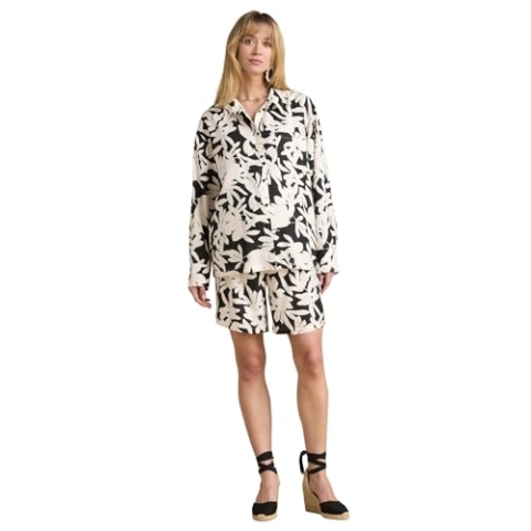 ENVIE DE FRAISE Schwangerschaftsset, Hemd + Shorts, bedruckt, Anthrazit 36