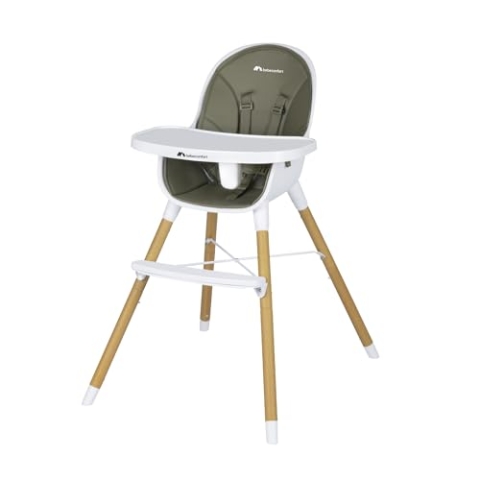 Bebeconfort Avista 2-in-1 Hochstuhl, Umwandelbar Ab 6 Monaten Bis Ca. 6 Jahre, Bis 30 kg, Mineral Green