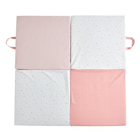 TINÉO - Krabbeldecke – Aktivitätsmatte – Spielteppich für Babys – Motorikmatte – Bodenmatte für Babys – Multifunktional 3-in-1 – 120 x 120 cm