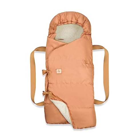 hauck Carry N Play, Dots Cork/Baumwolle – 3in1 Baby Tragetasche, Fußsack & Spieldecke – 85 x 40 x 13 cm - Kinderwagen Zubehör ab Geburt bis 9 kg – Tragbar & Sicher Fixierbar