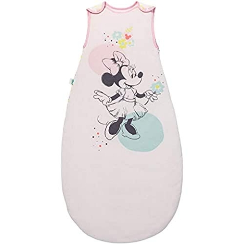 BabyCalin DIS402904 Verstellbarer Schlafsack, 100cm, Disney Minnie Floral, Mehrfarbig, 1 Stück